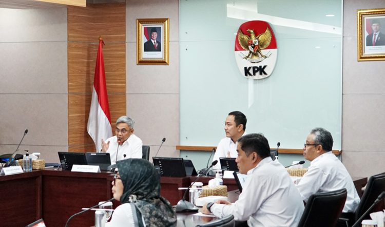 KPK Rapat Koordinasi dengan LKPP di Gedung Merah Putih KPK, Jakarta