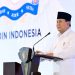 Presiden Prabowo Subianto memberi pengarahan pada acara Musyawarah Nasional Konsolidasi Persatuan Kadin Indonesia di Hotel The Ritz-Carlton, Jakarta, Kamis (16/01/2025)