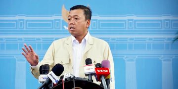 Menteri Agraria dan Tata Ruang/Kepala Badan Pertanahan Nasional (ATR/BPN) Nusron Wahid, memberikan keterangan pers kepada awak media usai diterima Presiden Prabowo Subianto di Istana Merdeka, Jakarta, pada Senin (17/02//2025). (dok BPMI Setpres)