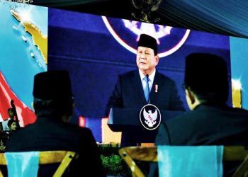 Presiden Prabowo Subianto meluncurkan Badan Pengelola Investasi Daya Anagata Nusantara (Danantara) di Halaman Istana Kepresidenan Jakarta, pada Senin, 24 Februari 2025.