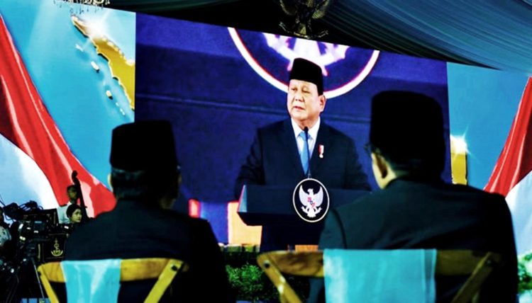 Presiden Prabowo Subianto meluncurkan Badan Pengelola Investasi Daya Anagata Nusantara (Danantara) di Halaman Istana Kepresidenan Jakarta, pada Senin, 24 Februari 2025.