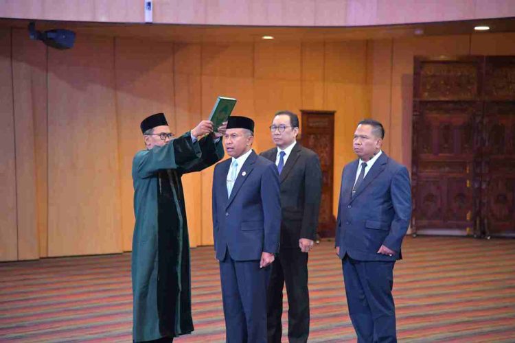 Marsekal Muda TNI Mohammad Syafii resmi dilantik sebagai Kepala Badan Nasional Pencarian dan Pertolongan (Basarnas)