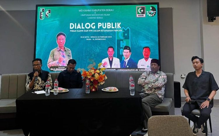 Dialog Publik Kabupaten Berau bertema Peran KAHMI dan HMI dalam Ketahanan Pangan/Istimewa