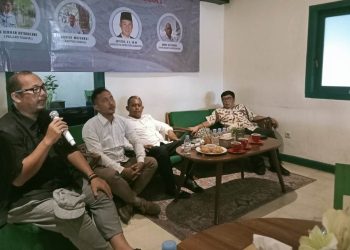 Diskusi "Proyek Strategis Nasional: Peran Negara, Pengusaha dan Masyarakat", yang digelar Persatuan Mahasiswa Nusantara (Permasta) di Menteng, Jakarta Pusat, Jumat, 28 Februari 2025.