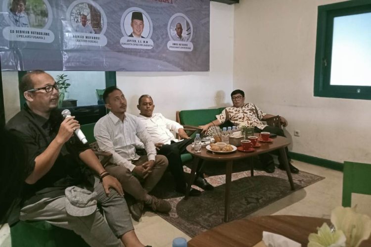 Diskusi "Proyek Strategis Nasional: Peran Negara, Pengusaha dan Masyarakat", yang digelar Persatuan Mahasiswa Nusantara (Permasta) di Menteng, Jakarta Pusat, Jumat, 28 Februari 2025.