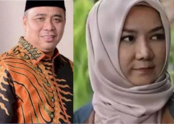 Kiri: Ahmad Ali. Kanan: Rita Widyasari