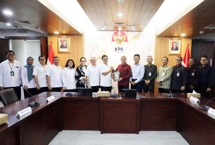 audiensi antara KPK dan Kementerian Kesehatan di Gedung Merah Putih