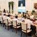 Presiden Prabowo Subianto melakukan pertemuan bersama Menteri Kabinet Merah Putih di Istana Merdeka, Jakarta, Senin (03/03/2025)