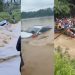 Mobil terseret banjir Bekasi