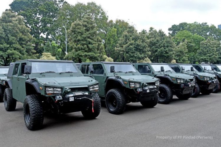 Ilustrasi: kendaraan khusus (ransus) Maung produksi PT Pindad