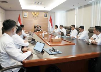 Ketua KPK, Setyo Budiyanto berbagi praktik baik pemberantasan korupsi dengan satuan Kelompok Kerja dari Sespimti Polri Dikreg ke-34 di Gedung Merah Putih, Jakarta, Jumat (07/03/2025)