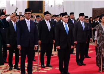 Sebanyak 31 duta besar yang dialntik pada Senin (24/3) oleh Presiden Prabowo diambil sumpahnya/ Dok. Setkab