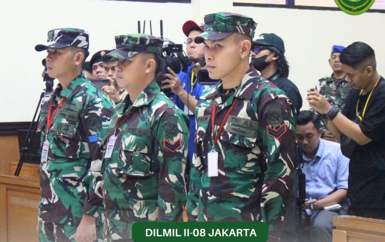 Tiga prajurit TNI Angkatan Laut (AL) yang terlibat dalam penembakan terhadap bos rental mobil, Ilyas Abdurrahma