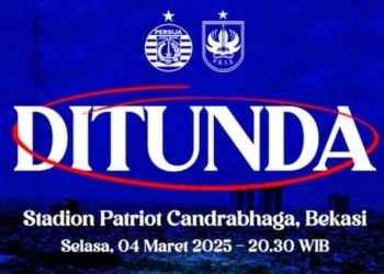 Banjir Bekasi mengakibatkan aktivitas publik lumpuh, laga Persija Vs PSIS Semarang pun di Stadion Patriot Candrabhaga ditunda dan dialihkan ke Indomilk Arena di Karawaci, Kec. Kelapa Dua, Kabupaten Tangerang./ Screenshoot Instagram PSIS Semarang
