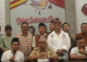 Pasangan Calon Bupati/Wakil Bupati Tasikmalaya Cecep - Asep menggelar deklarasi kemenangan.***