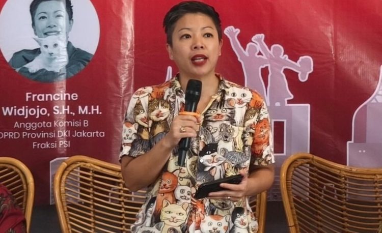 Anggota Komisi B DPRD DKI Jakarta dari Fraksi Partai Solidaritas Indonesia (PSI), Francine Widjojo
