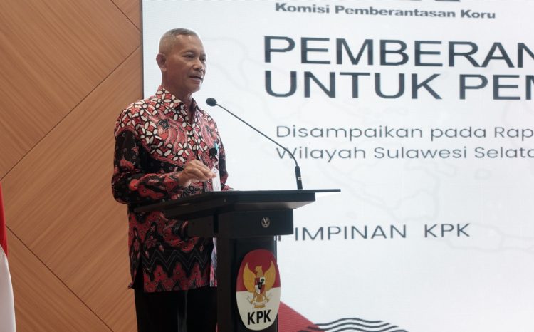 Wakil Ketua KPK, Ibnu Basuki Widodo menghadiri Rakor dengan Pemda se-Sulawesi Selatan, di Gedung Pusat Edukasi Antikorupsi KPK, Jakarta. Kamis (15/05/2025)