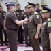 Jaksa Agung ST Burhanuddin melantik dan mengambil sumpah jabatan SesJAM-Bin, Dr. Ponco Hartanto, S.H., M.H., dan Kajati Jawa Tengah Dr. Hendro Dewanto, S.H., M.Hum.