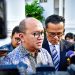 Konpers Menteri Investasi dan Hilirisasi/Kepala BKPM sekaligus Kepala BPI Danantara Indonesia, Rosan Roeslani usai pertenuan dengan Presiden Prabowo di Istana Merdeka, Jakarta, pada Selasa, 20 Mei 2025.