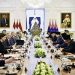 Presiden Republik Indonesia, Prabowo Subianto menerima kunjungan Perdana Menteri Australia, Anthony Albanese di Istana Merdeka, Jakarta, pada Kamis, 15 Mei 2025.
