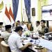Presiden Prabowo Subianto memimpin rapat terbatas bersama Wakil Presiden Gibran Rakabuming dan sejumlah jajaran Kabinet Merah Putih di Istana Merdeka, Jakarta, pada Rabu (30/04/2025)