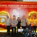Kapolri dalam acara Seremoni Apresiasi Tim Bola Voli Polri di Auditorium PTIK, Jakarta Selatan, pada Selasa (20/5) malam.