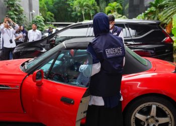 Pemindahan kendaraan sitaan kasus korupsi Kemnaker ke Rupbasan