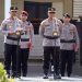Irjen Pol Didik Agung Widjanarko, S.IK., M.H., memberikan sambutan dalam acara serah terima jabatan Kapolda Sulawesi Tenggara
