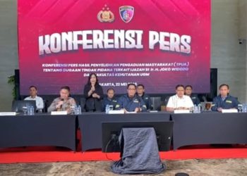 Bareskrim Polri menggelar jumpa pers terkait hasil penyelidikan terhadap keaslian ijazah Presiden ke-7 RI Joko Widodo (Jokowi)/Div Humas Polri