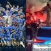 Kiri: Persib Bandung juara Liga 1 2024-2025. Kanan: Gubernur Jawa Barat Dedi Mulyadi ikut merayakan kesuksesan Persib bersama Bobotoh.