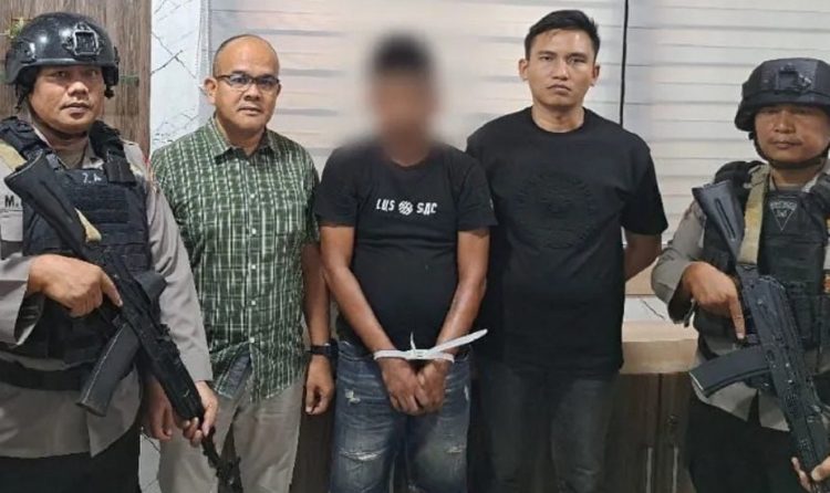 Salah pelaku pembacokan jaksa dan staf Kejari Deli Serdang/ Dok. Polda Sumut