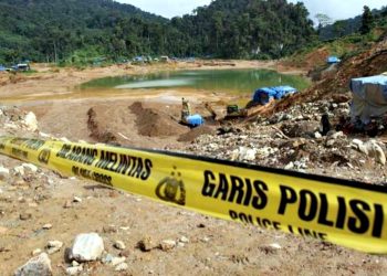 Ilustrasi tambang ilegal di Jawa Barat