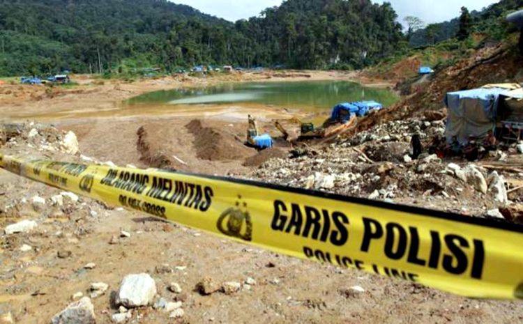 Ilustrasi tambang ilegal di Jawa Barat