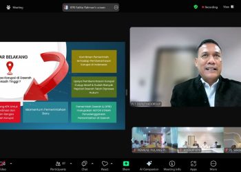 Forum daring Deputi korsup KPK rakor pencegahan korupsi dengan Pemerintah Provinsi Kalimantan Tengah (Kalteng), Rabu (4/6/2025)