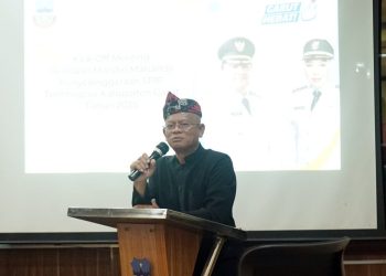 Pelaksanaan Kick Off Meeting dan Pendampingan Teknis Penilaian Mandiri Maturitas Penyelenggaraan Sistem Pengendalian Intern Pemerintah (SPIP) Terintegrasi Periode 2024/2025 yang berlangsung di Aula Badan Perencanaan Pembangunan Daerah (BAPPEDA) Kabupaten Garut