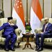 Presiden RI Prabowo Subianto melakukan courtesy call dengan Presiden Singapura, Tharman Shanmugaratnam, di Parliament House Singapura, pada Senin, 16 Juni 2025