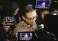Menteri Kesehatan, Budi Gunadi Sadikin, menyampaikan keterangan pers kepada awak media usai bertemu Presiden Prabowo Subianto di Istana Merdeka, Jakarta, pada Selasa, 3 Juni 2025.