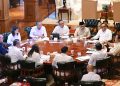 Presiden Prabowo pimpin rapat terbatas bersama jajaran menteri Kabinet Merah Putih terkait di kediaman pribadinya di Hambalang, Kabupaten Bogor, Jawa Barat, pada Senin (23/06/2025).