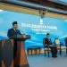 Presiden Prabowo memberikan sambutan pada acara pengukuhan 1.451 hakim di Gedung Mahkamah Agung, Jakarta, Kamis (12/6)/Instagram @presidenrepublikindonesia