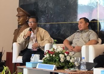 Sekjen DPN HKTI, Manimbang Kahariady menjadi narasumber dalam Rapat Kerja Teknis Fungsi Pusjarah Polri yang digelar di Museum Polri, Kamis (26/6)