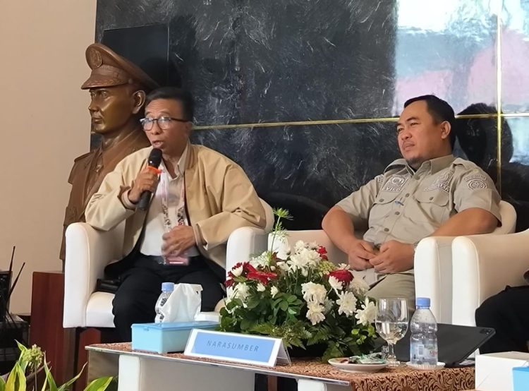Sekjen DPN HKTI, Manimbang Kahariady menjadi narasumber dalam Rapat Kerja Teknis Fungsi Pusjarah Polri yang digelar di Museum Polri, Kamis (26/6)