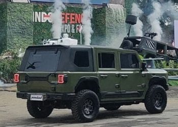 Inilah Pandu, kendaraan taktis militer berbasis listrik yang tangguh dan ramah lingkungan