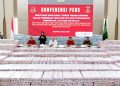 Konferensi Pers JAM PIDSUS Penyitaan Rp1,37 Triliun Uang Korporasi Terdakwa Ekspor CPO di Gedung Kejaksaan Agung, Jakarta