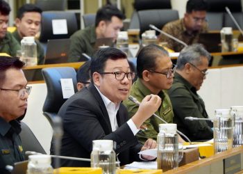 Kepala Badan Pangan Nasional/NFA, Arief Prasetyo Adi saat Rapat Dengar Pendapat di DPR RI