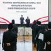 Pelantikan dan sumpah/janji 40 insan KPK yang terdiri dari 9 penyelidik dan 31 penyidik di Gedung Merah Putih KPK, Jakarta, pada Jumat (18/7/2025).