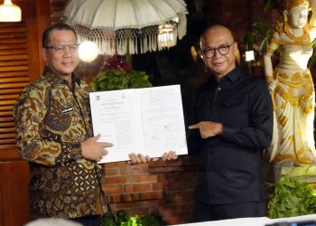JAM-Intel Kejagung Reda Manthovani dalam acara Penandatanganan Nota Kesepahaman dan Komitmen Bersama se-Provinsi Jawa Barat di Subang, Jawa Barat, Selasa 29 Juli 2025