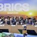 Presiden Republik Indonesia, Prabowo Subianto, menghadiri sesi pleno Konferensi Tingkat Tinggi (KTT) BRICS 2025 yang digelar di Museum of Modern Art (MAM), Rio de Janeiro, Brasil, pada Minggu, 6 Juli 2025