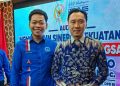 Ketua Panitia Munas 1 BMI, R. Aditiya Utama bersama Ketua Fraksi Partai Demokrat Edhie Baskoro Yudhoyono (Ibas)/Istimewa