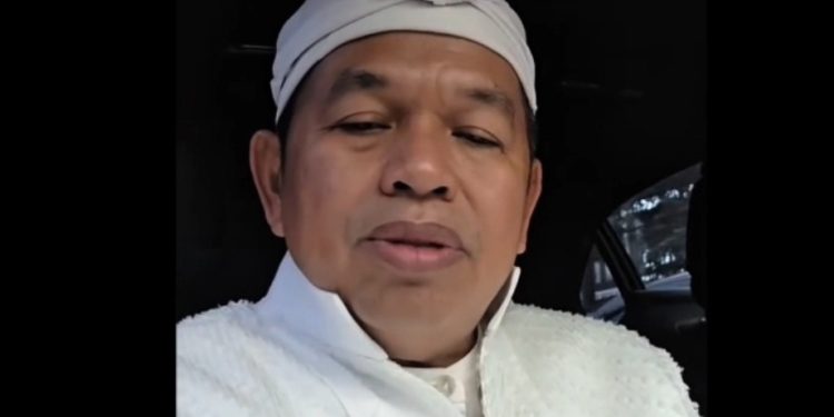 Gubernur Jabar Dedi Mulyadi menyampaikan permohonan maaf atas tragedi yang terjadi di pesta pernikahan putranya, Maula Akbar.