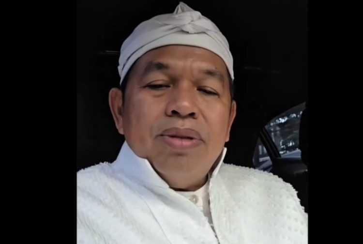 Gubernur Jabar Dedi Mulyadi menyampaikan permohonan maaf atas tragedi yang terjadi di pesta pernikahan putranya, Maula Akbar.
